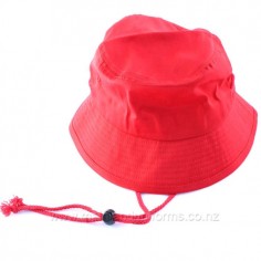 Red Bucket Sunhat 2