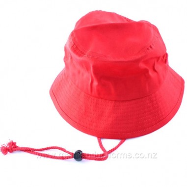 Red Bucket Sunhat