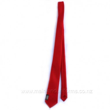 Red Self Tie (Polyester)