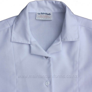 Primary White S/S Blouse Shaped