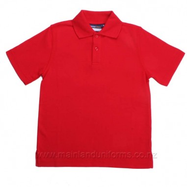 Plain Red S/S Polo