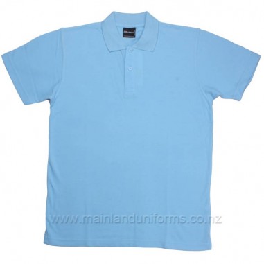 Plain Sky Blue S/S Polo