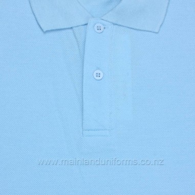 Plain Sky Blue S/S Polo