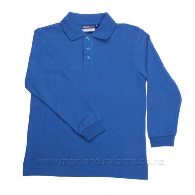 Plain Royal L/S Polo