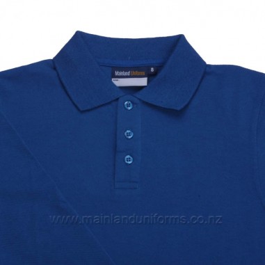 Plain Royal L/S Polo
