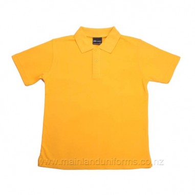 Plain Gold S/S Polo