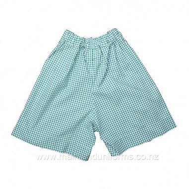 Green/White Gingham Culottes