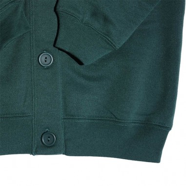 Plain Bottle Fleecy Cardigan