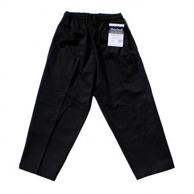 Black Elastic Waist Trousers