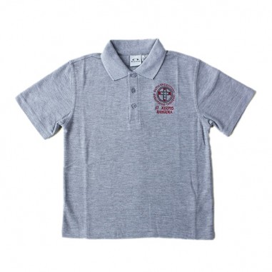St Joseph Boys Grey Polo (Y1-Y8)