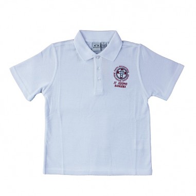 St Joseph Girls White Polo(Y1-Y6)