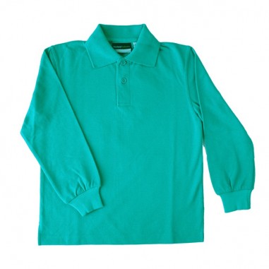 Plain Jade L/S Polo