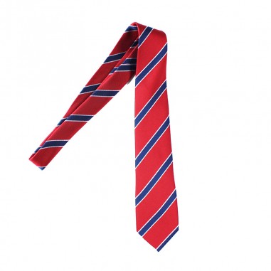 Red/Navy Stripe Tie (CGHS Y10)