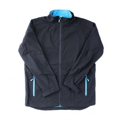 Black/Cyan Softshell Jacket 2