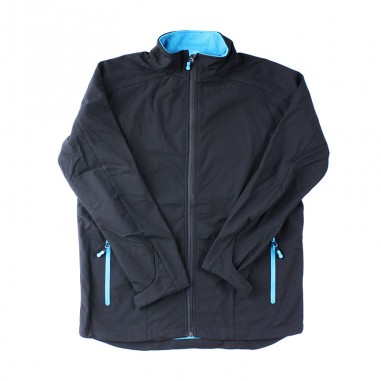 Black/Cyan Softshell Jacket