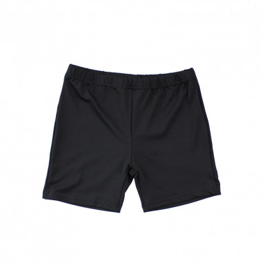 Plain Black Bike Shorts