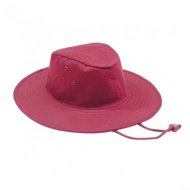 Maroon Slouch Sunhat