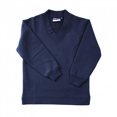 Plain Navy V Neck Tunic