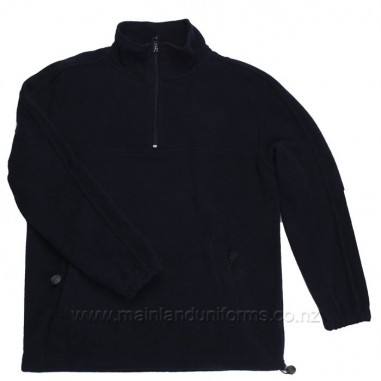 Plain Navy 1/4 Zip Polar Fleece