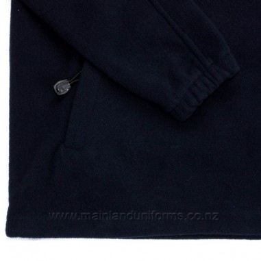 Plain Navy 1/4 Zip Polar Fleece