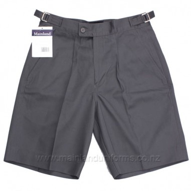 Grey Side Tab Drill Shorts(Y7-Y10）