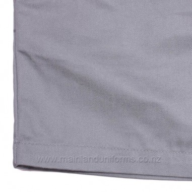 Grey Full Elastic Drill Shorts