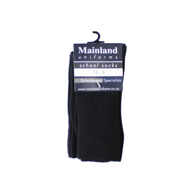 Black Ankle Socks 3pk