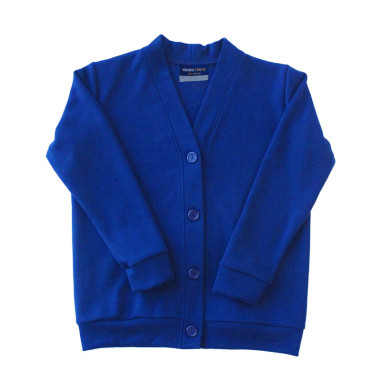 Catholic Blue Merino Cardigan