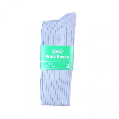 Grey Walk Socks 2pk
