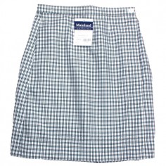 Green/White Check Pleat Skirt 2