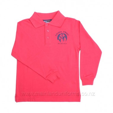 Paparoa St. L/S Polo(Old logo)