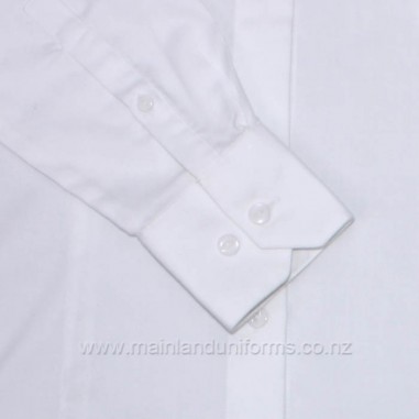 White L/S Shaped Cabilla Blouse