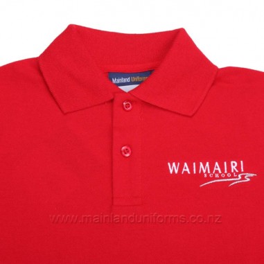 Waimairi Red S/S Polo